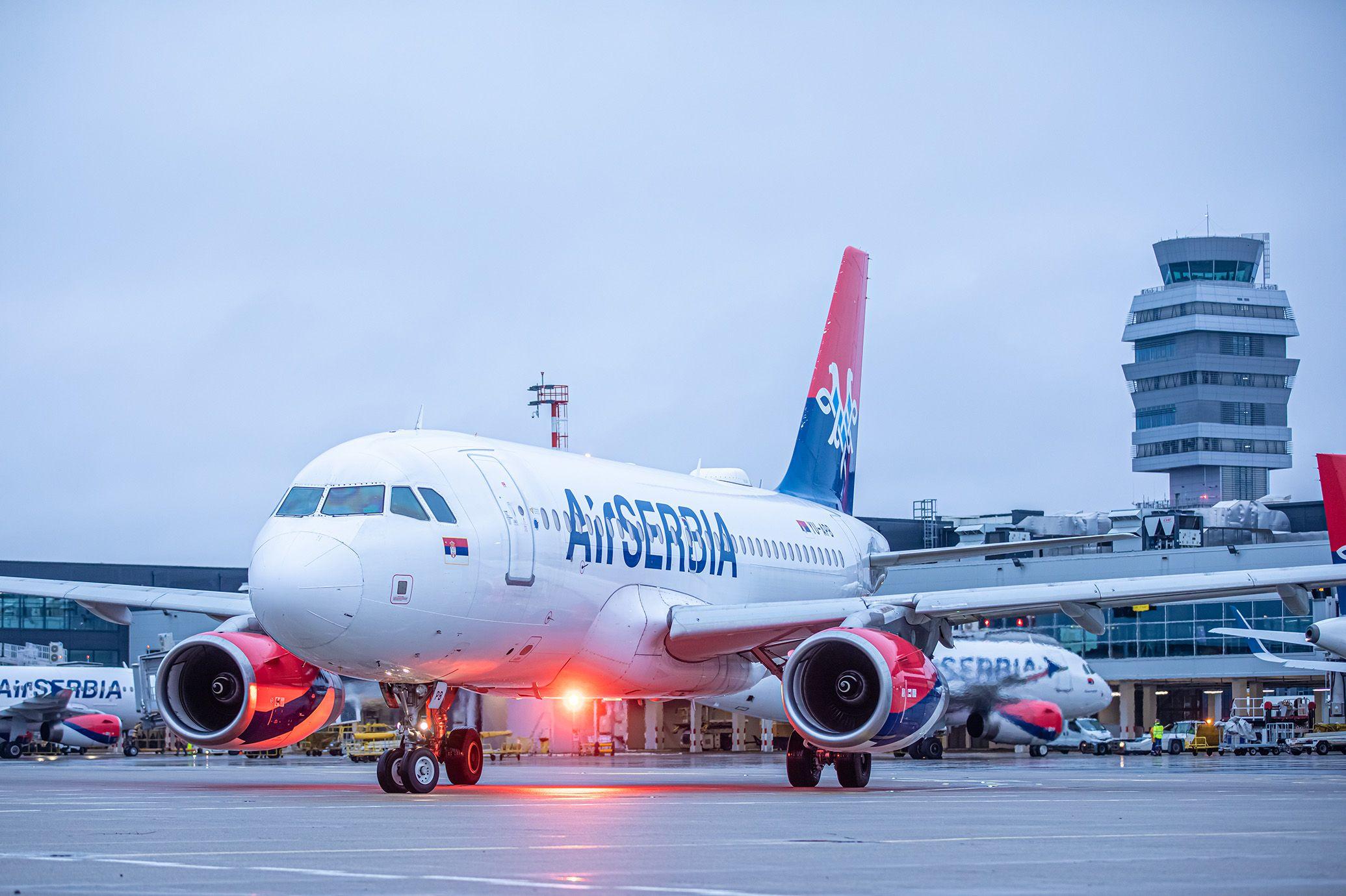 Cover image from Air Serbia 